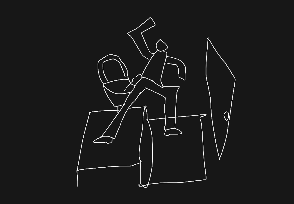Abstract line artwork by Sudip Acharya